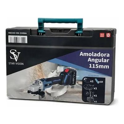 Amoladora Angular Inalambrica Star Vision