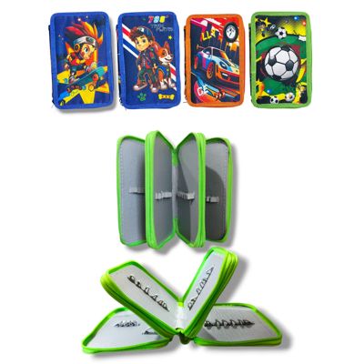 Cartuchera 3 Cierres Sporty Niño AF-166