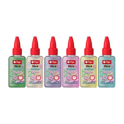 Adhesivo Filgo Pastel x12 Glitter