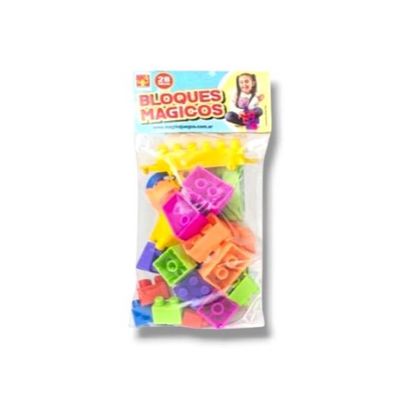 Bloques Mágicos con ruedas x 28pcs