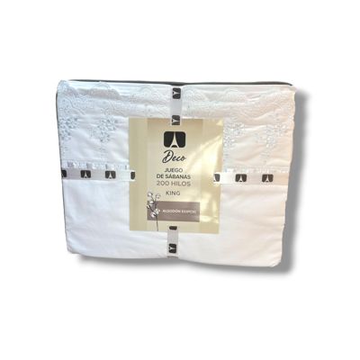 Sabanas broderie 200H King