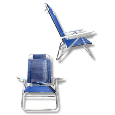 Sillon Reposera Aluminio Azul Final